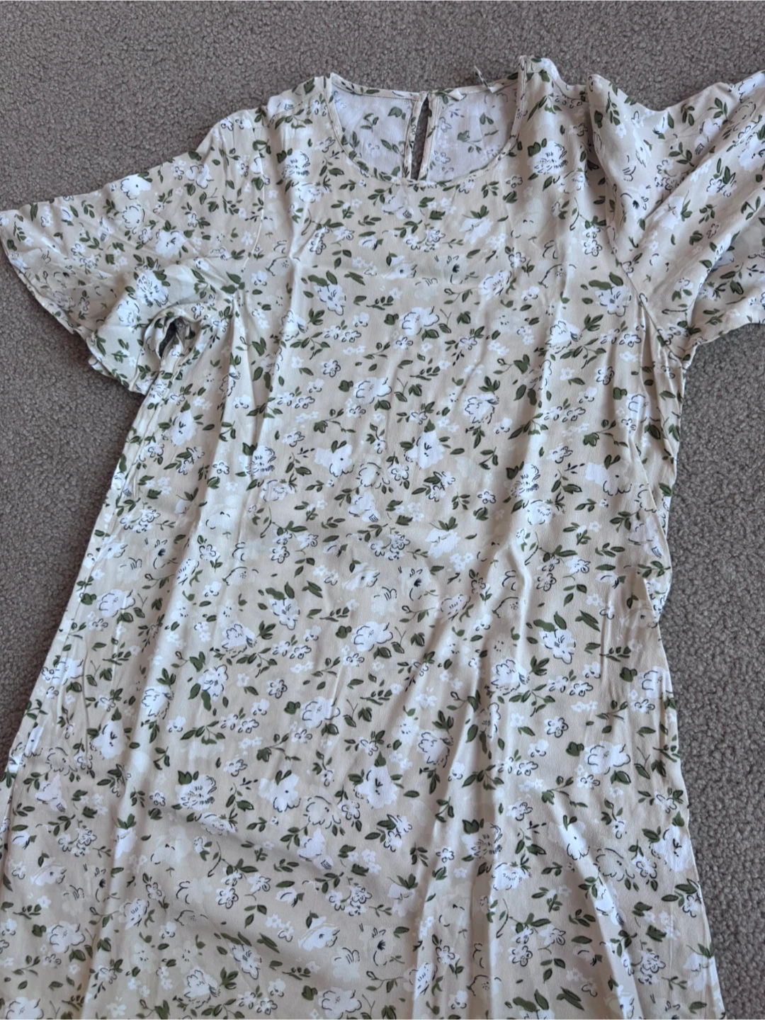 Women's Short Sleeve Floral Dress - photo 4