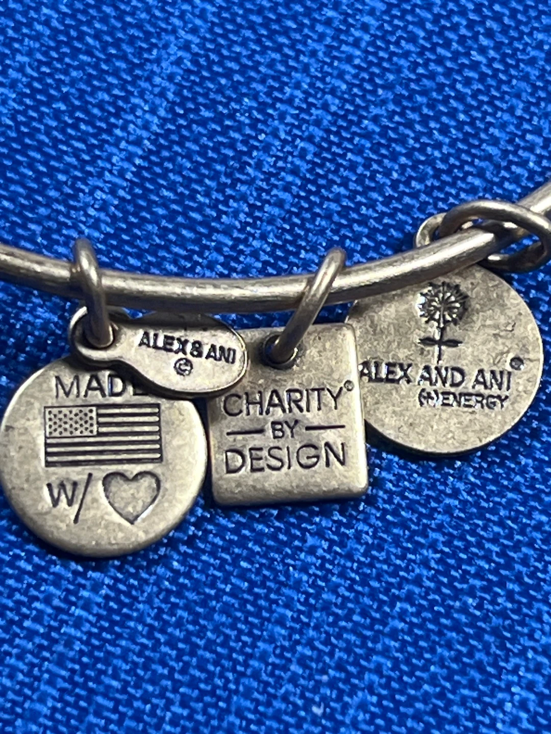 Alex and Ani Owl Charm Bangle Bracelet - photo 3