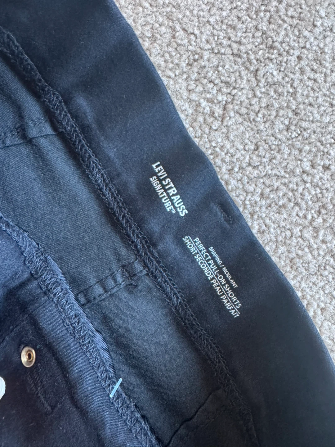 Levi Strauss Signature Black Perfect Pull-On Shorts - photo 2