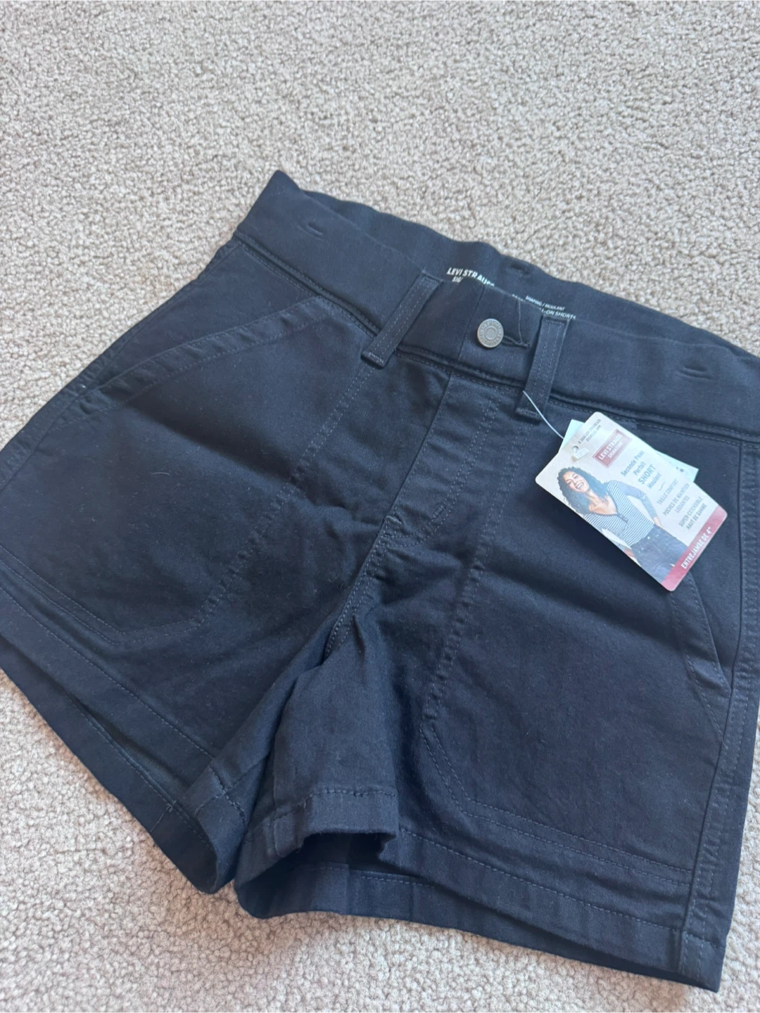 Levi Strauss Signature Black Perfect Pull-On Shorts - photo 3