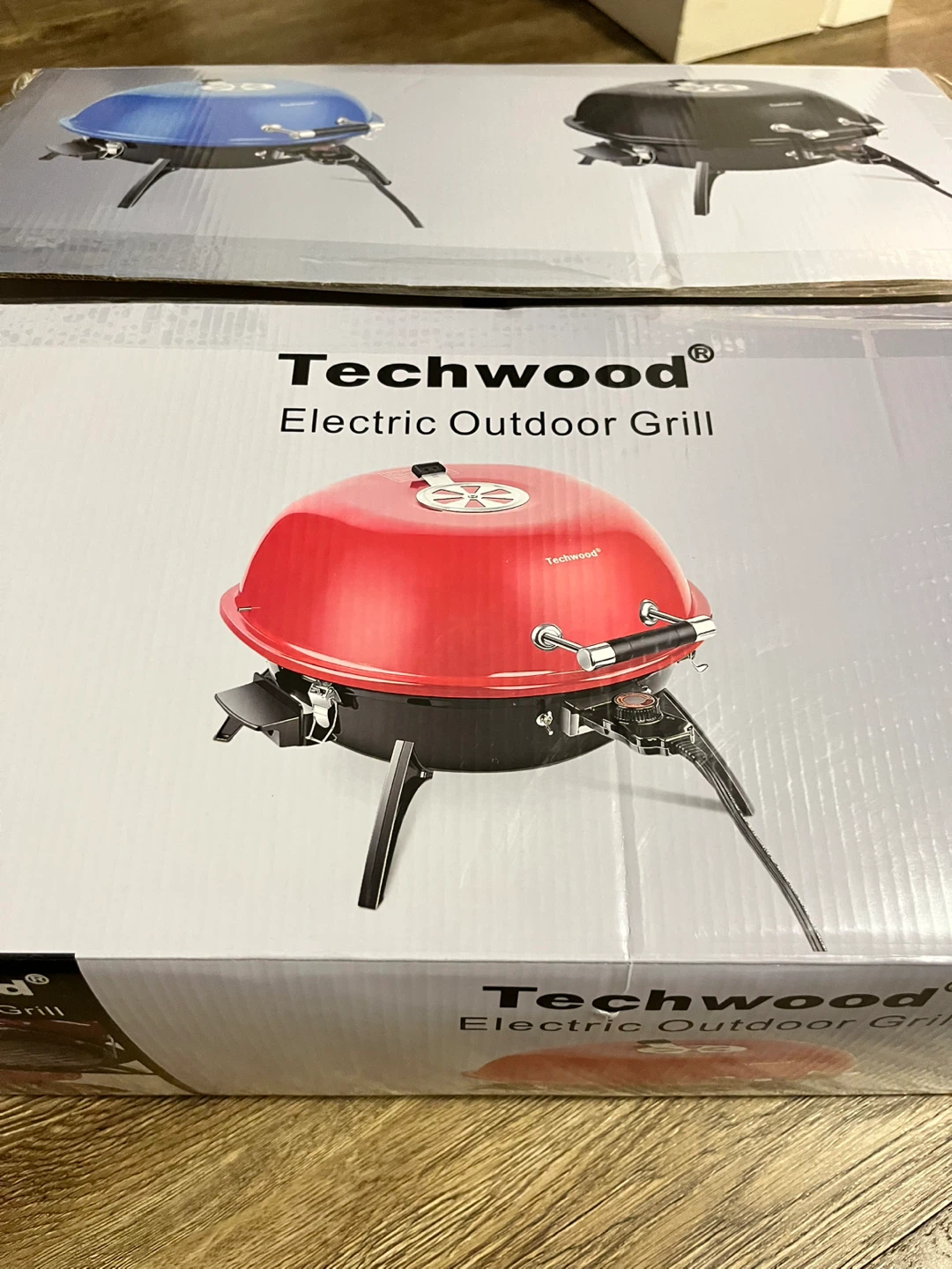 Techwood Electric Outdoor Grill - Red