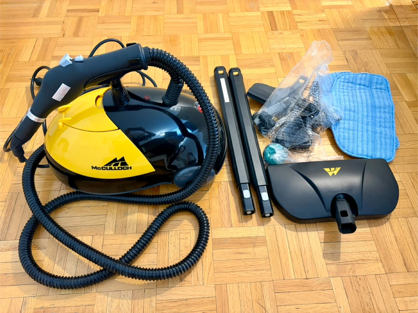 McCulloch MC1275 Heavy-Duty Steam Cleaner