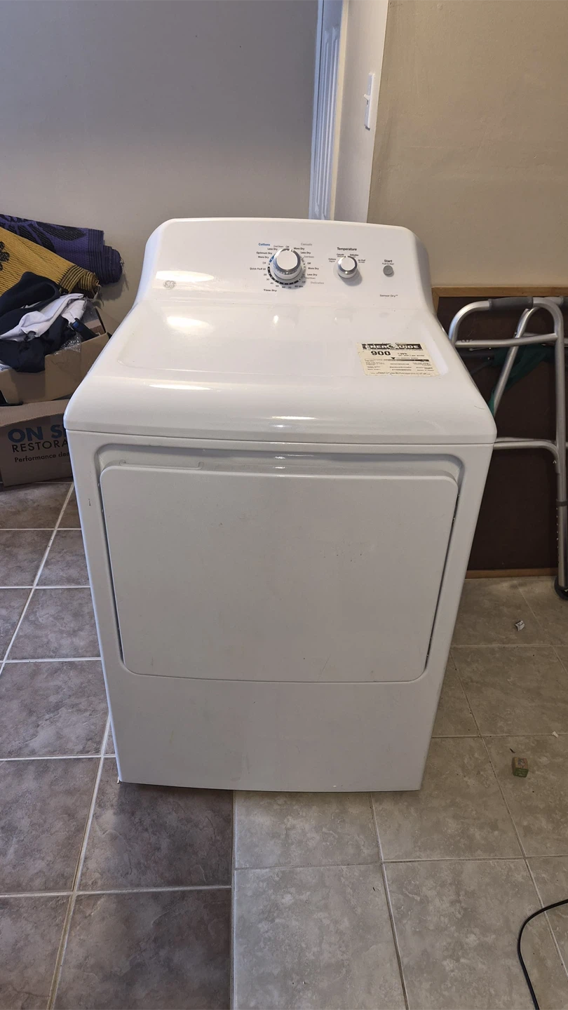 GE Top Load Washer & Electric Dryer Set