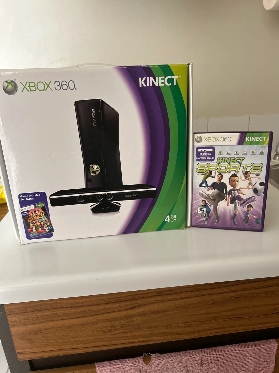 Xbox 360 Kinect Bundle with Kinect Sports Game