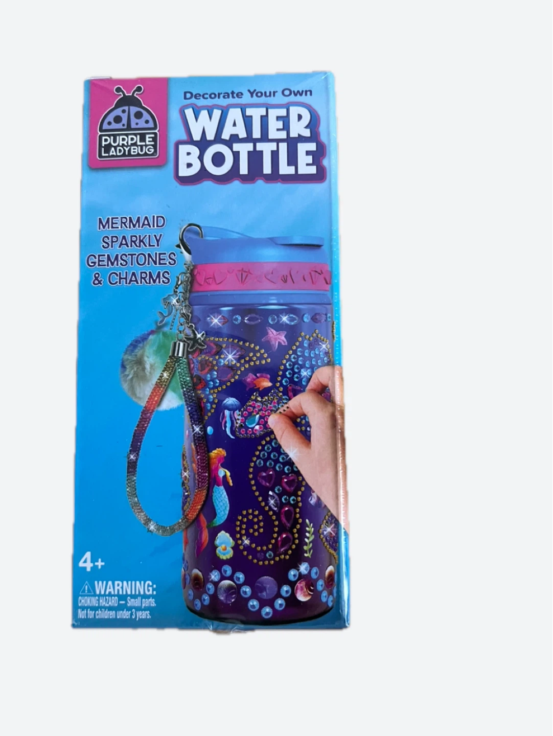 PURPLE LADYBUG Decorate Your Own Mermaid Water Bottle - photo 2
