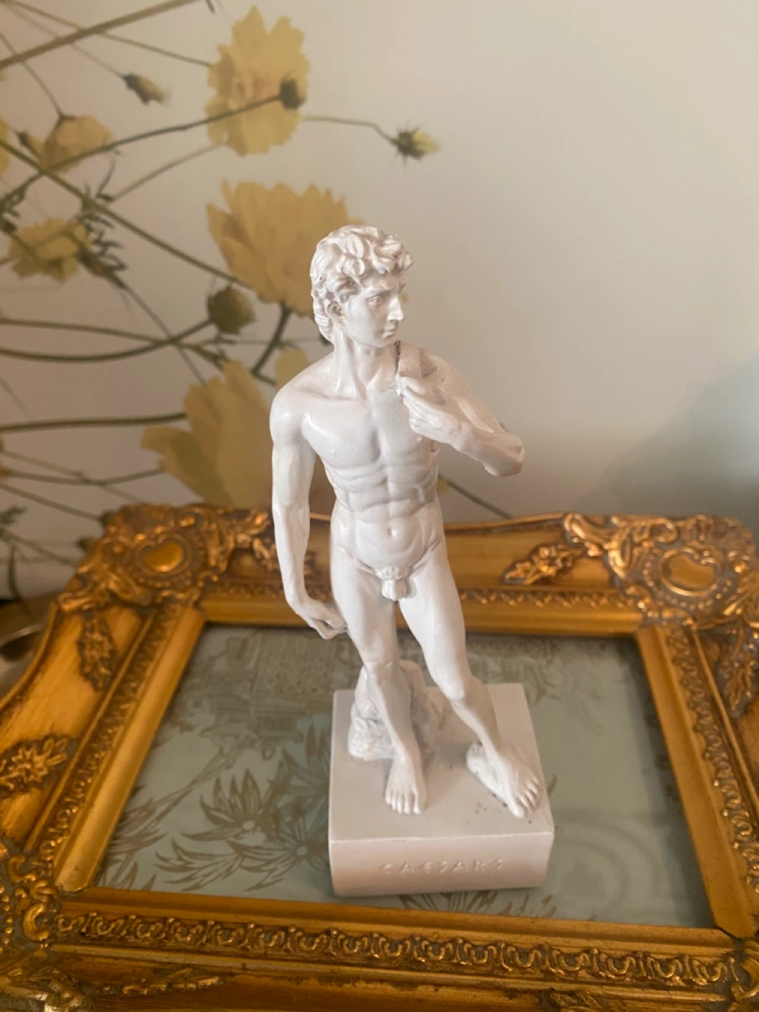 White Statue of David Figurine - photo 2