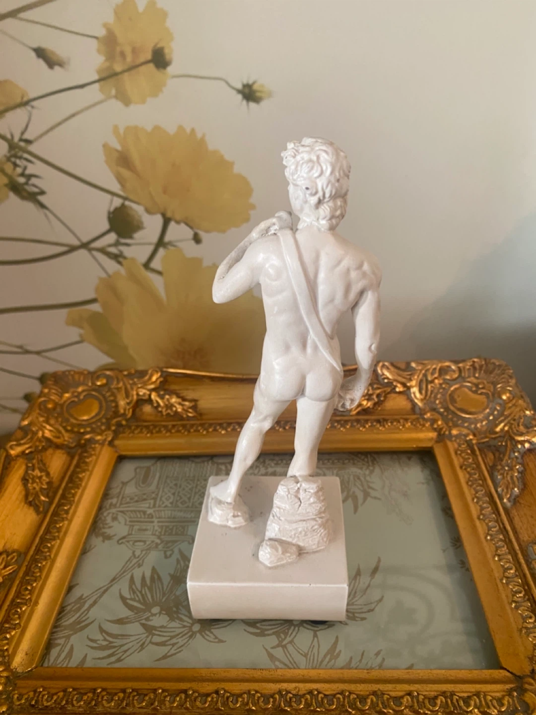 White Statue of David Figurine - photo 3