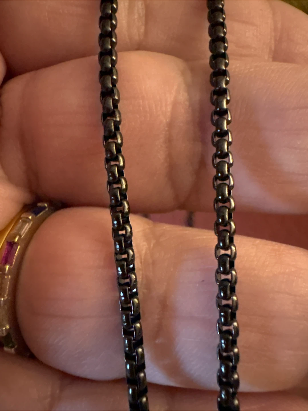 Black titanium double sided Cross inspirational Necklace - photo 3