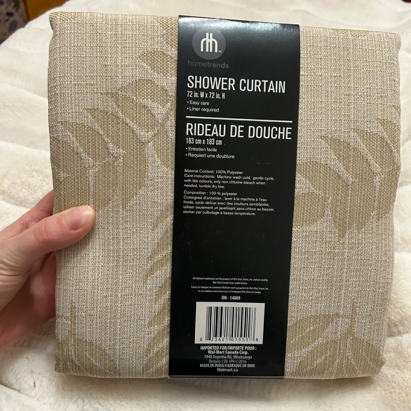 hometrends Shower Curtain - 72" W x 72" H - photo 4
