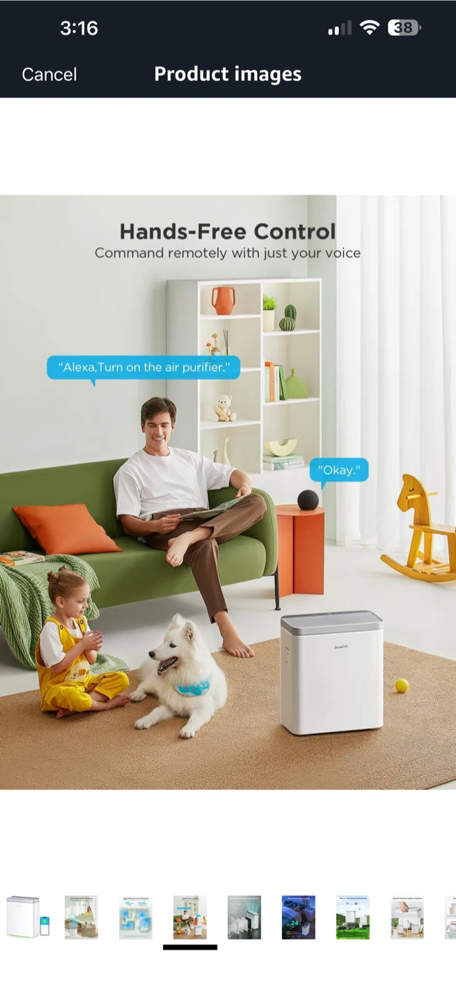 GoveeLife Smart Air Purifier for Large Rooms - photo 4