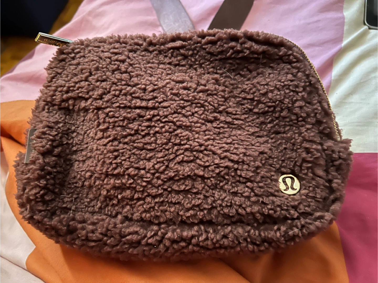 Brand new Lululemon Teddy Fleece Pouch
