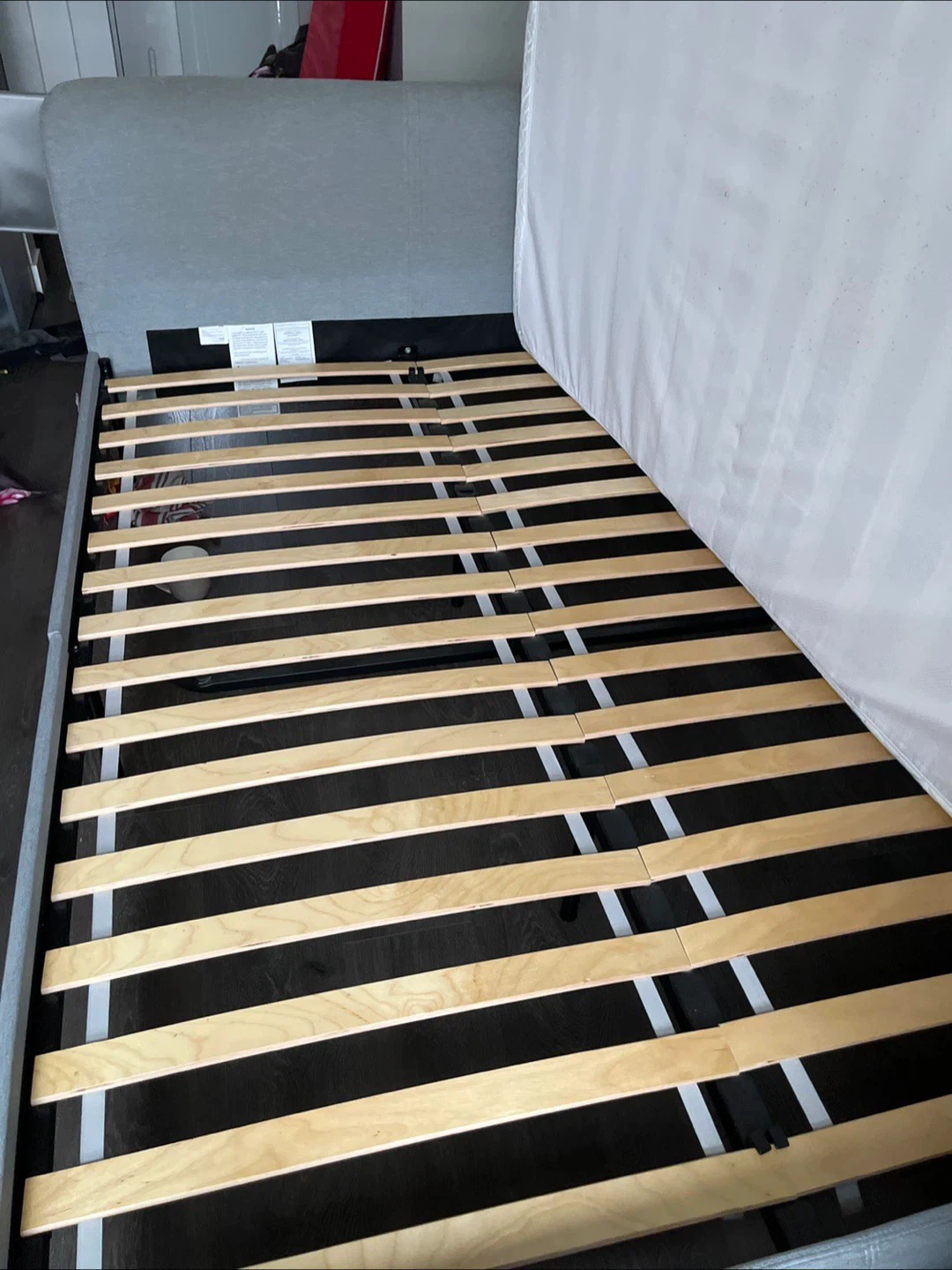 Queen Size Bed Frame with Mattress - photo 2