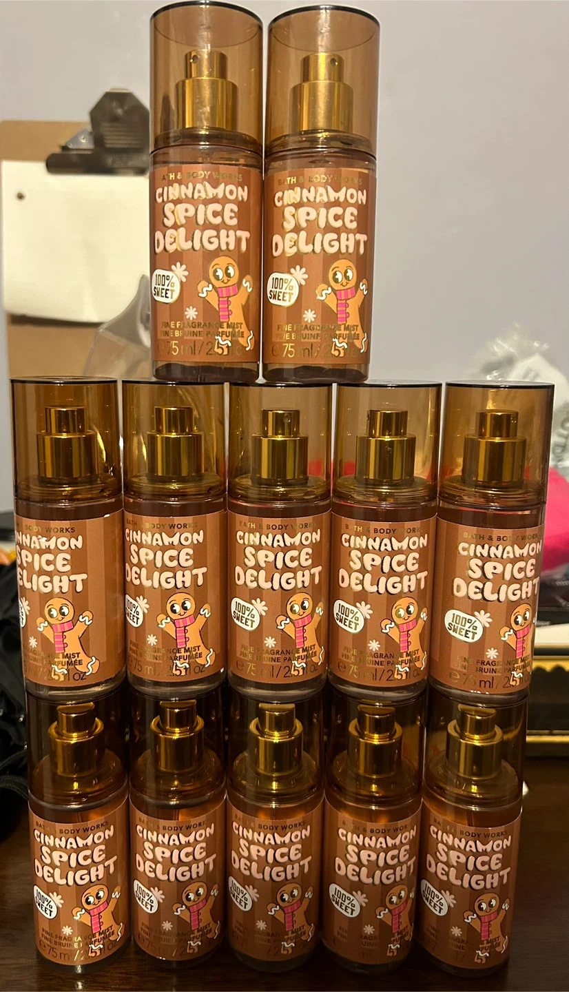 Bath & Body Works Cinnamon Spice Delight Fine Fragrance Mists