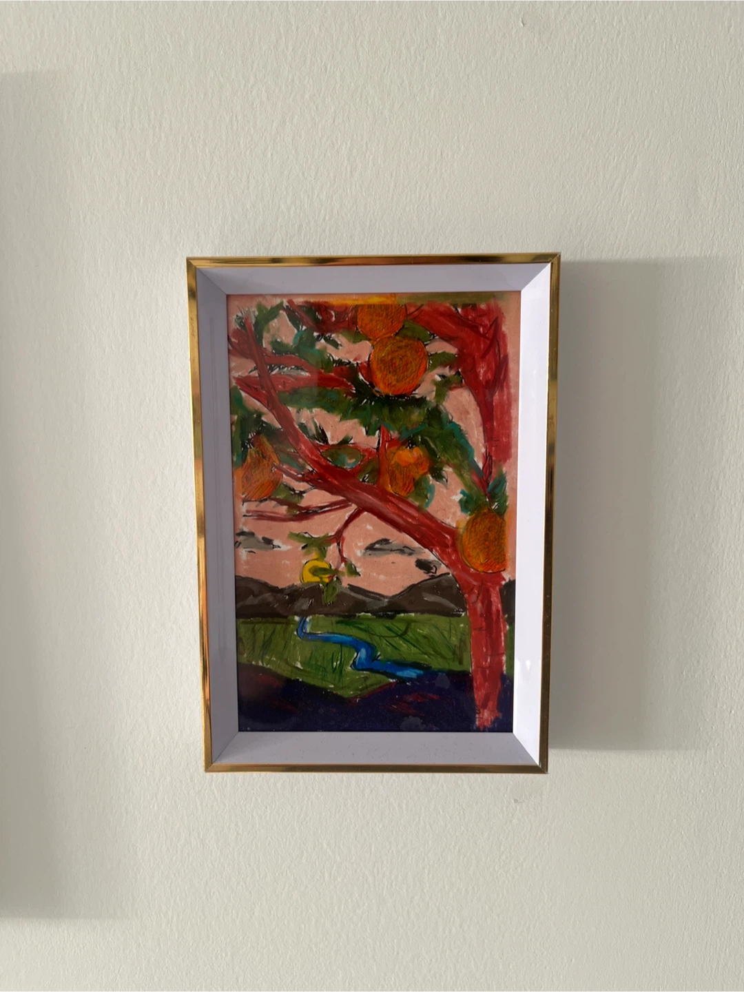 Framed Artwork - Fruit Tree Landscape