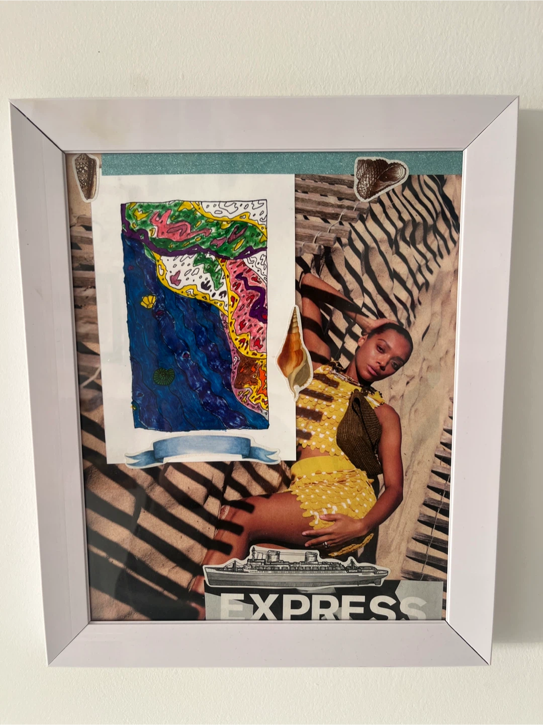 Framed Collage Art - photo 3