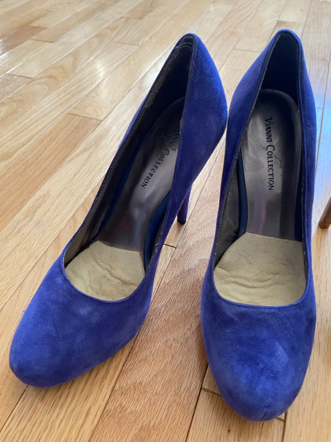Vianni Collection Royal Blue Suede Heels - photo 2