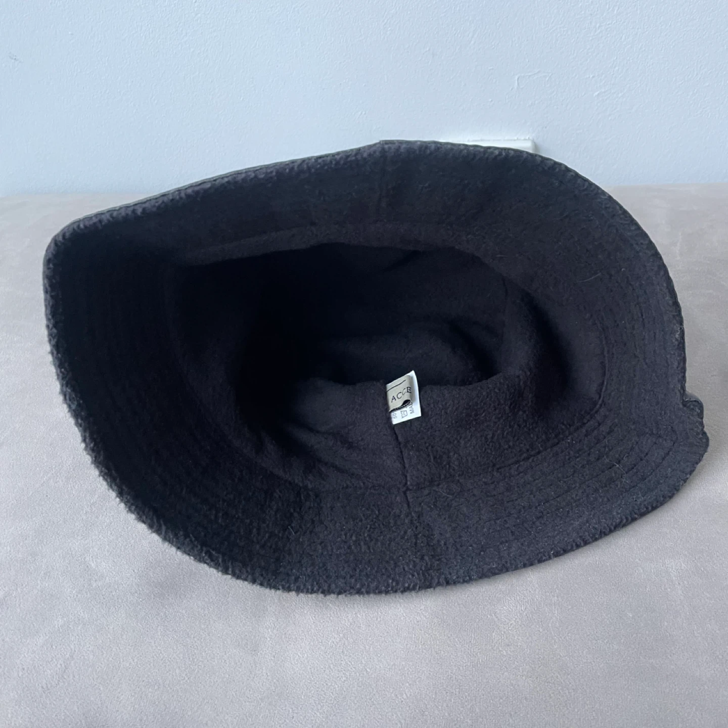 Black Bucket Rain Hat Fleece Lined. New - photo 2