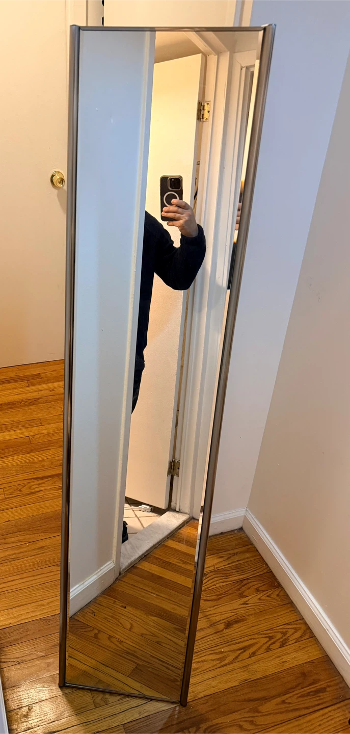 Full Length Standing Mirror with Metal Frame - photo 3