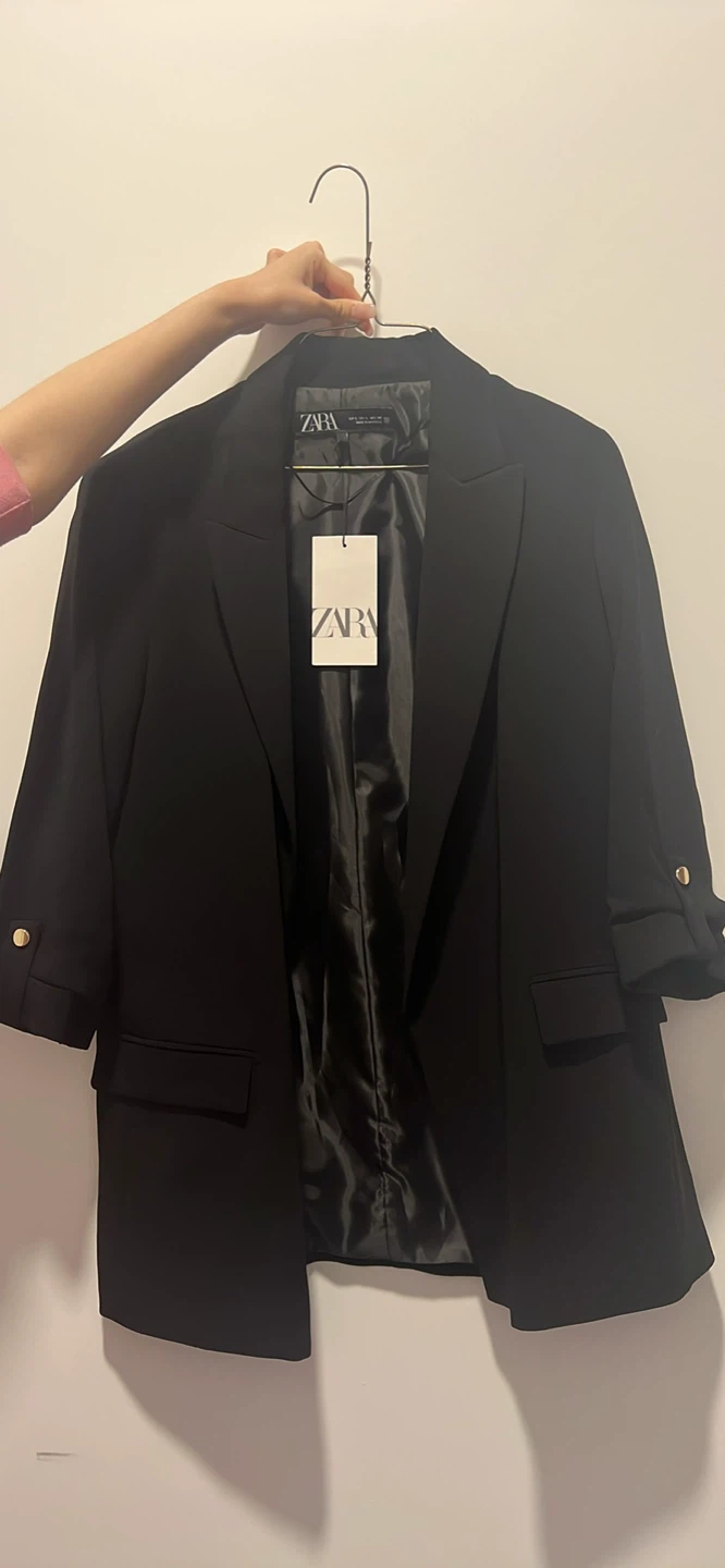 BRAND NEW With Tags Zara Black Blazer - Size L