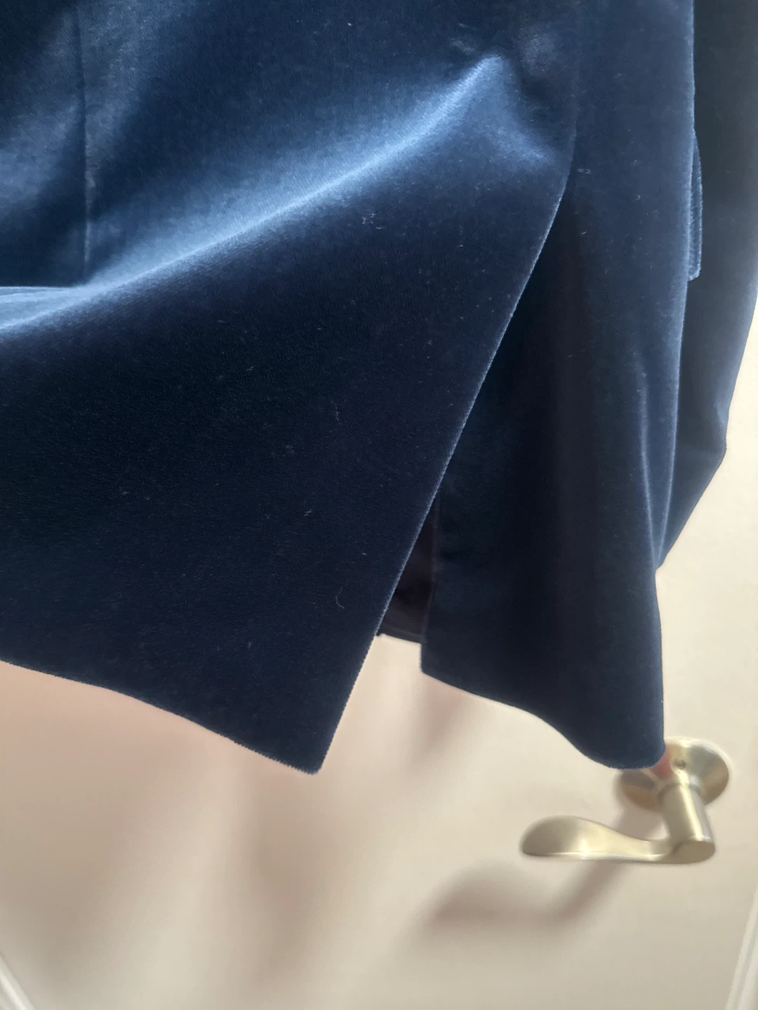 J. Crew Ludlow Navy Velvet Blazer Size 34S - photo 3