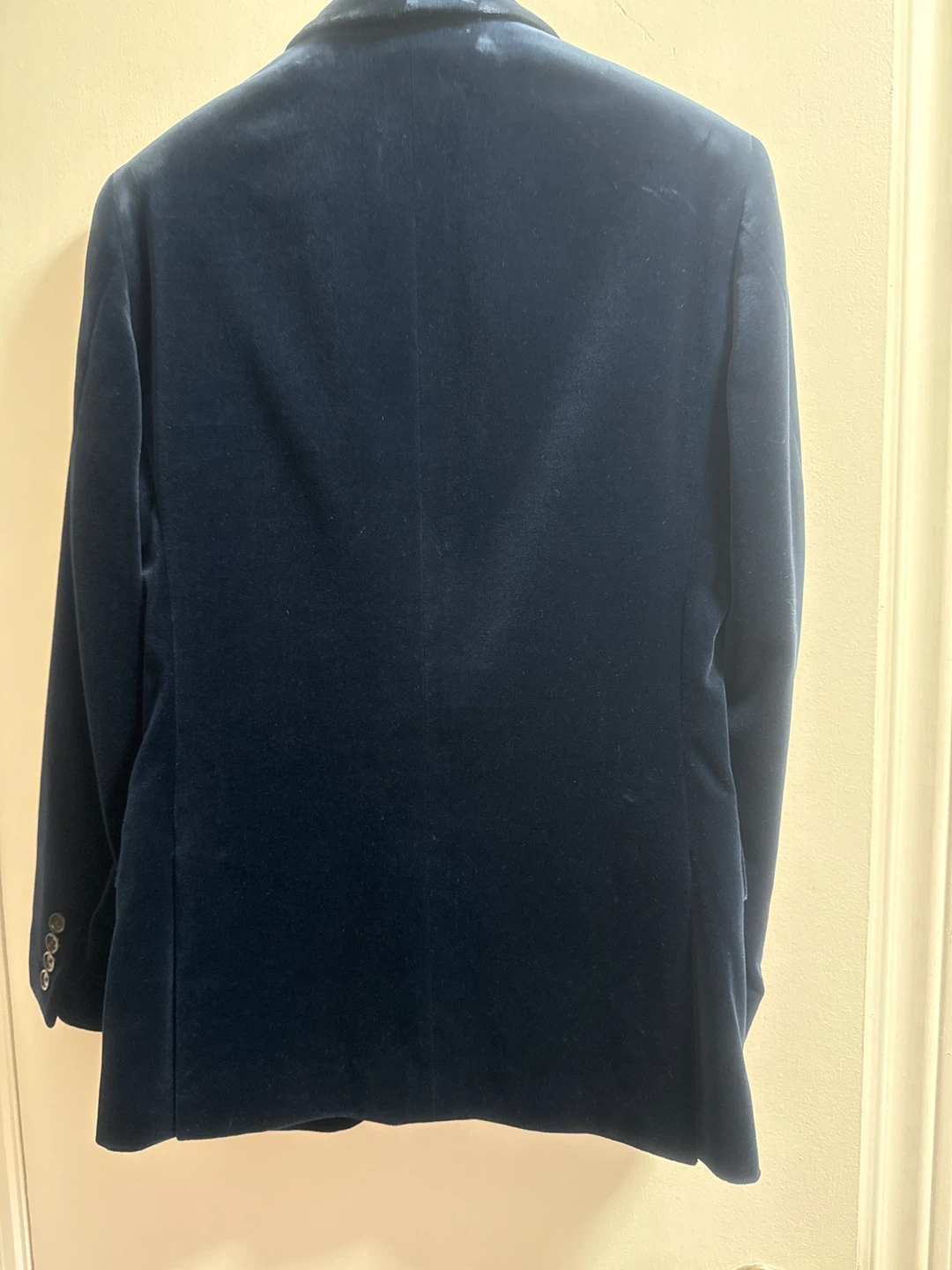 J. Crew Ludlow Navy Velvet Blazer Size 34S - photo 4