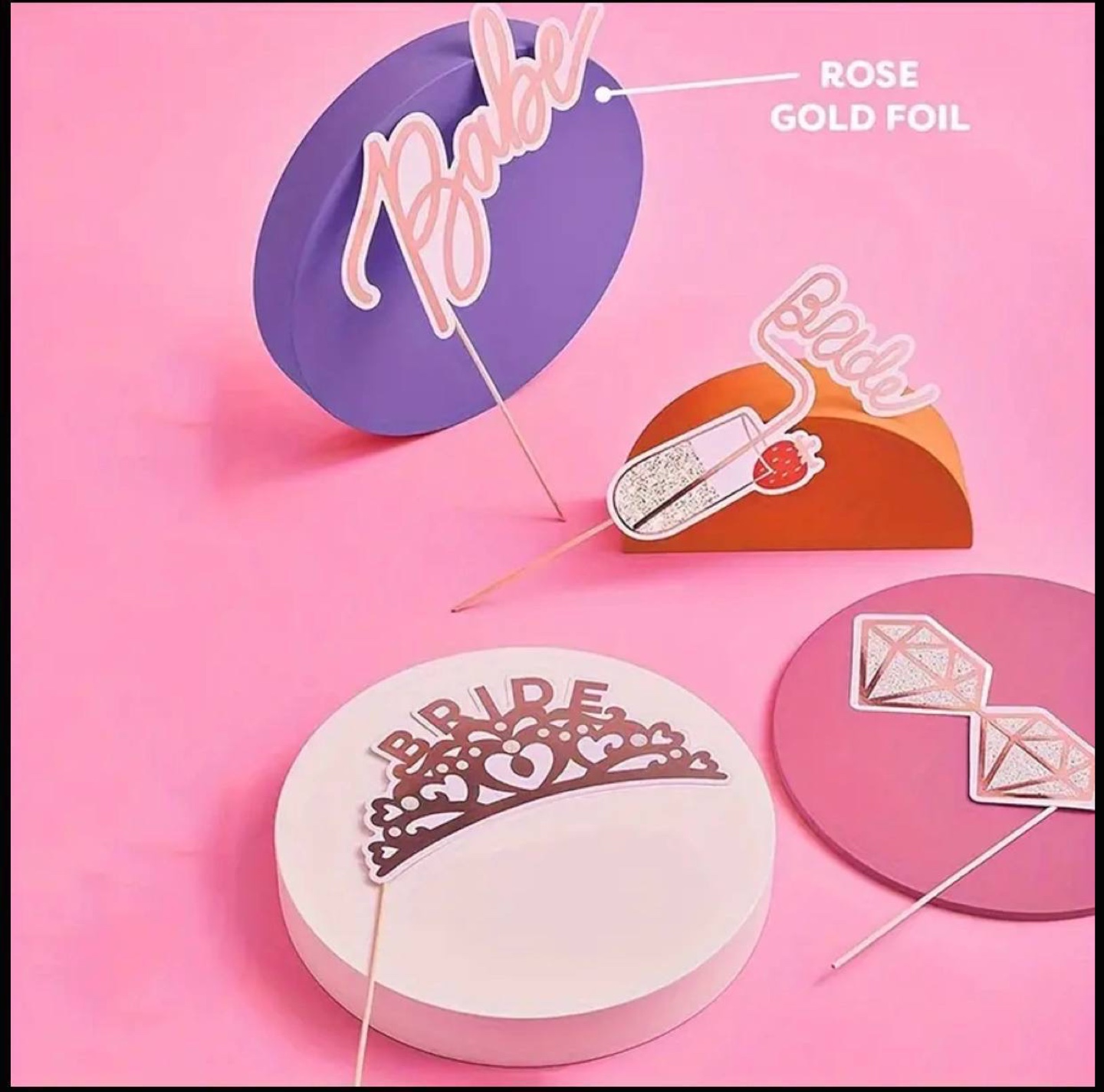 Bachelorette Party Photo Booth Props Set - photo 3