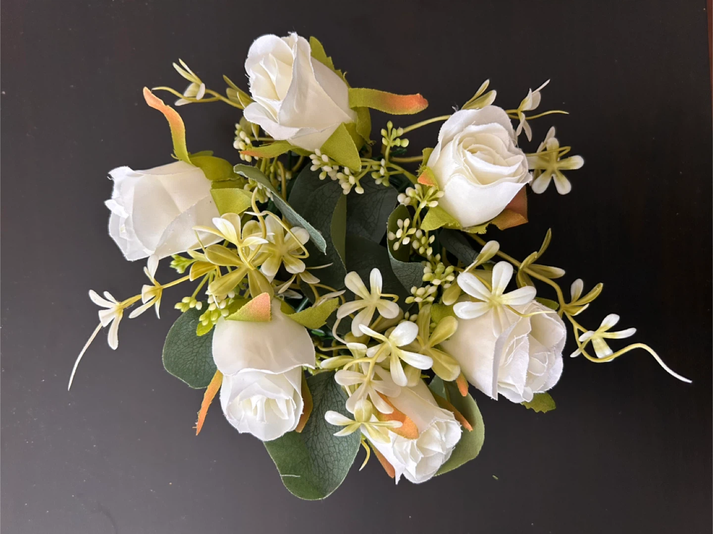 Artificial Rose Flower Arrangement [candle NOT Included] - photo 3