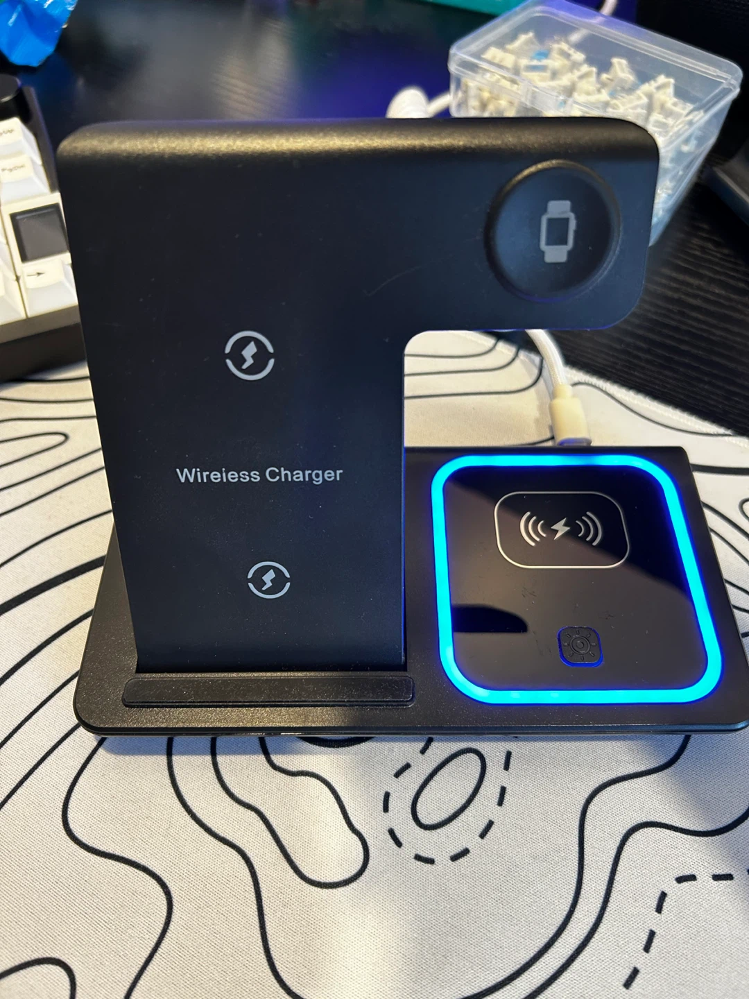 Up to 15W [3in1] Wireless charging station