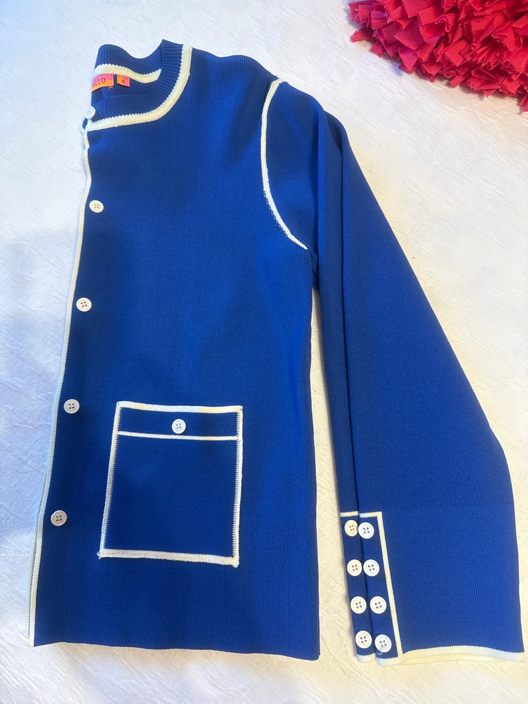 Vilagallo Blue Cardigan Size S - photo 5