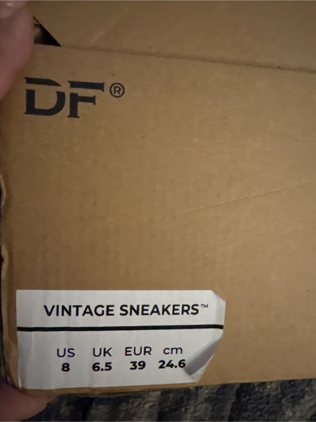 New DE FLORENCE Vintage Sneakers Beige Cream US 8 - photo 2