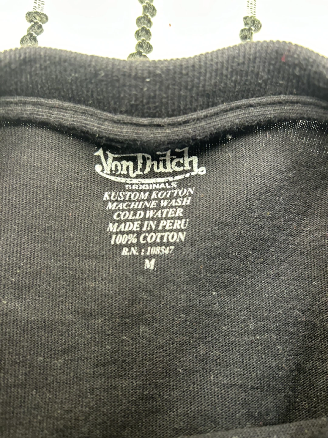 Von Dutch Black Long Sleeve Shirt Size M - photo 5