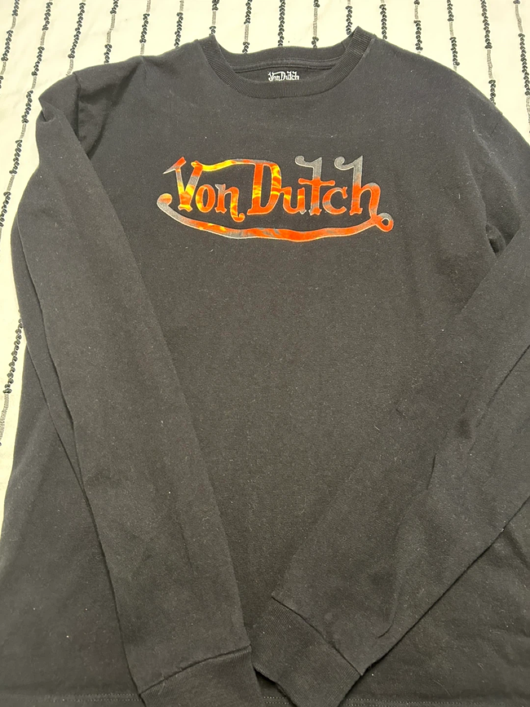 Von Dutch Black Long Sleeve Shirt Size M - photo 2