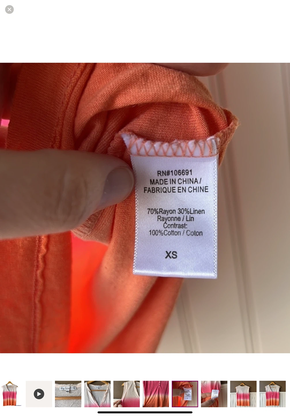 Young Fabulous & Broke Ombre Tank Top XS - photo 4