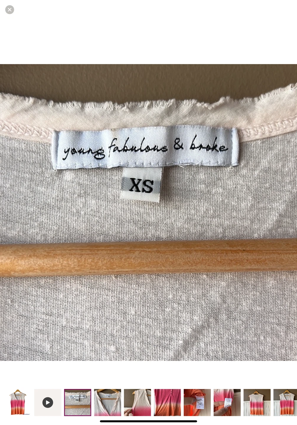 Young Fabulous & Broke Ombre Tank Top XS - photo 2