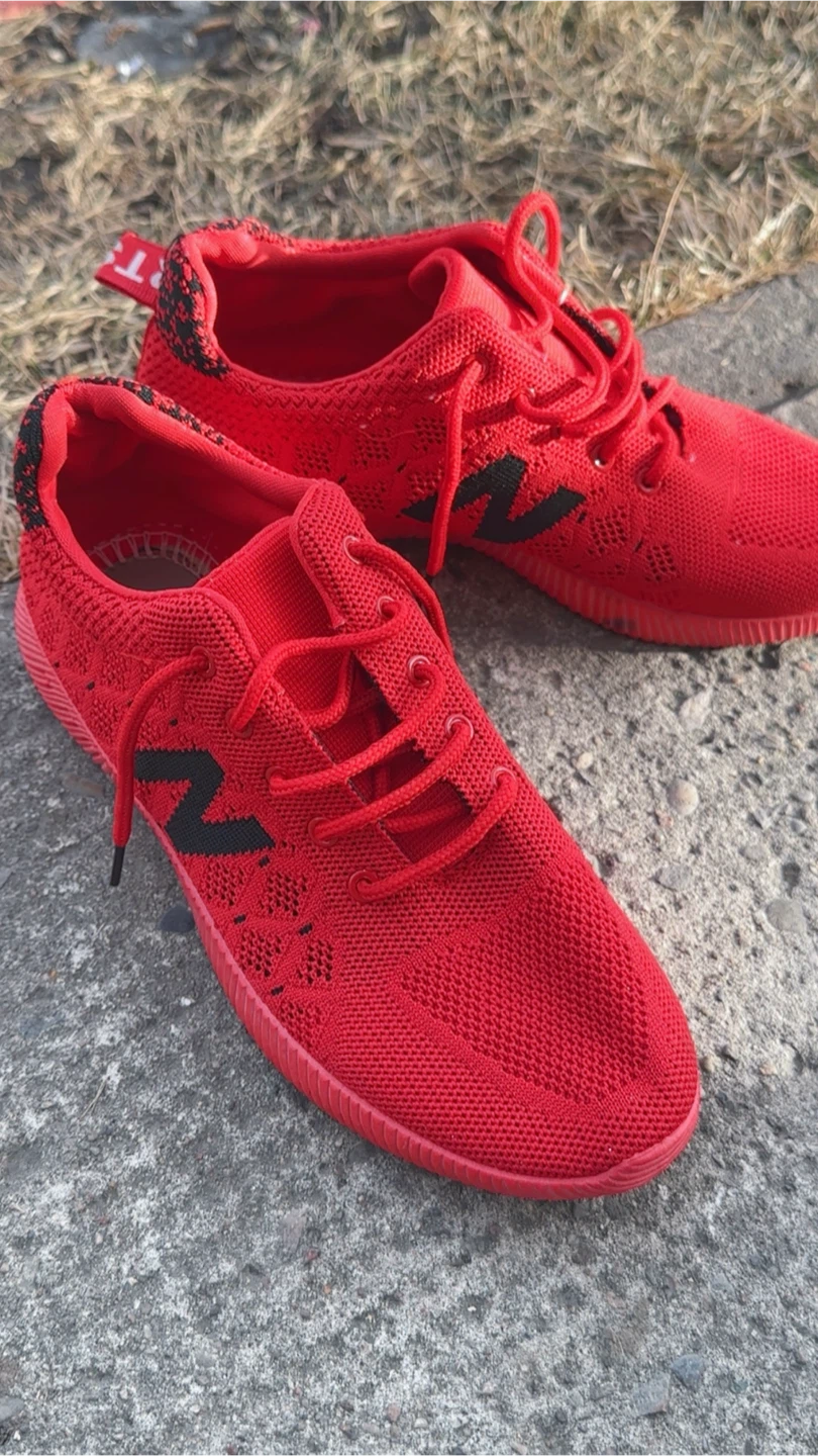 Red Athletic Shoes - photo 3