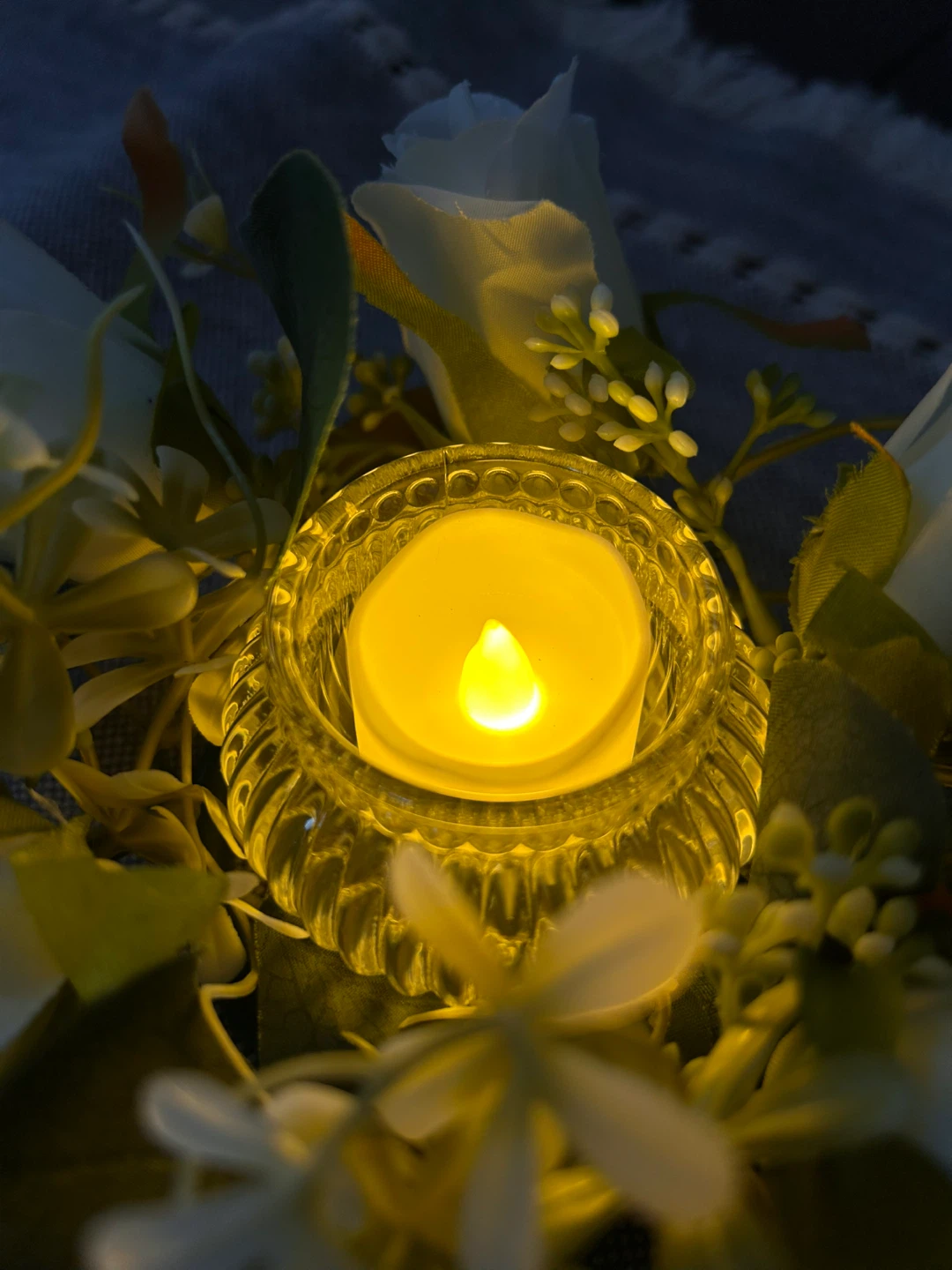 24 LED Candles and 12 Candle Holders