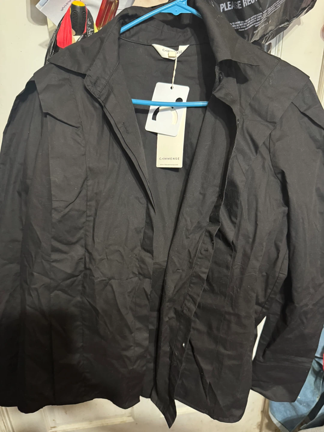 Commence Black Button-Up Shirt - photo 2