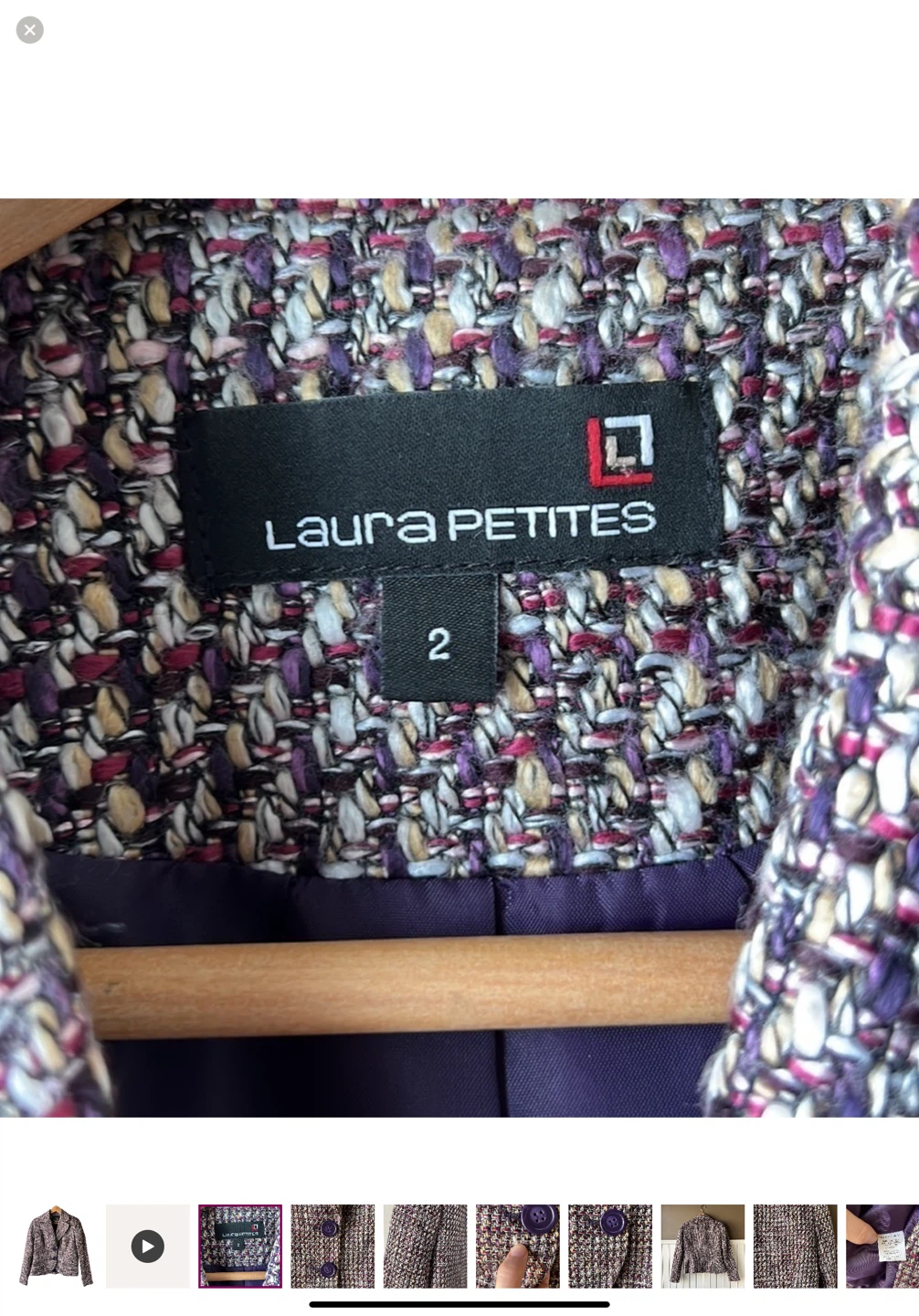Laura Petites Women's Tweed Blazer - photo 2