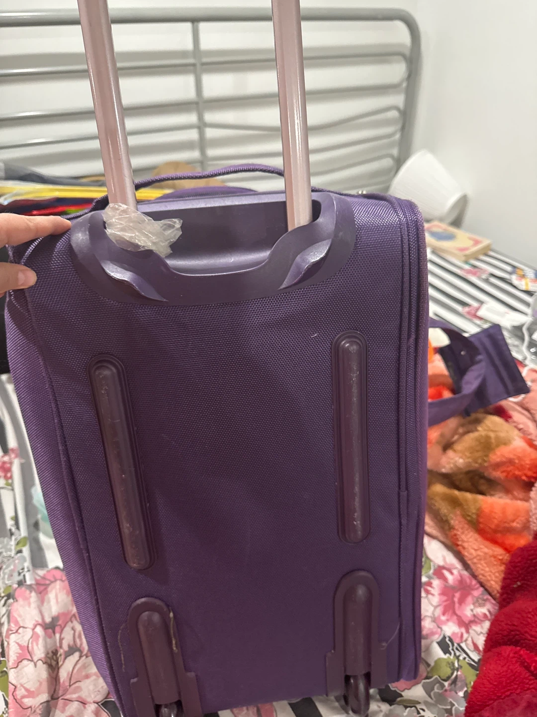 Pigeon Purple Rolling Luggage Bag - photo 3