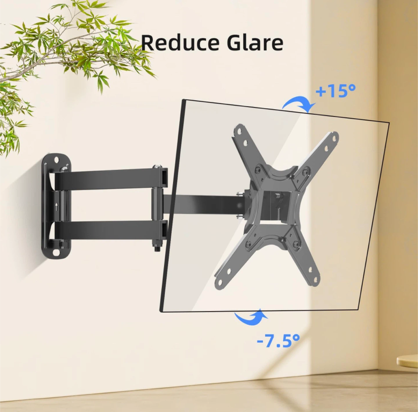 Full Motion TV Wall Mount Swivel & Tilt - photo 2