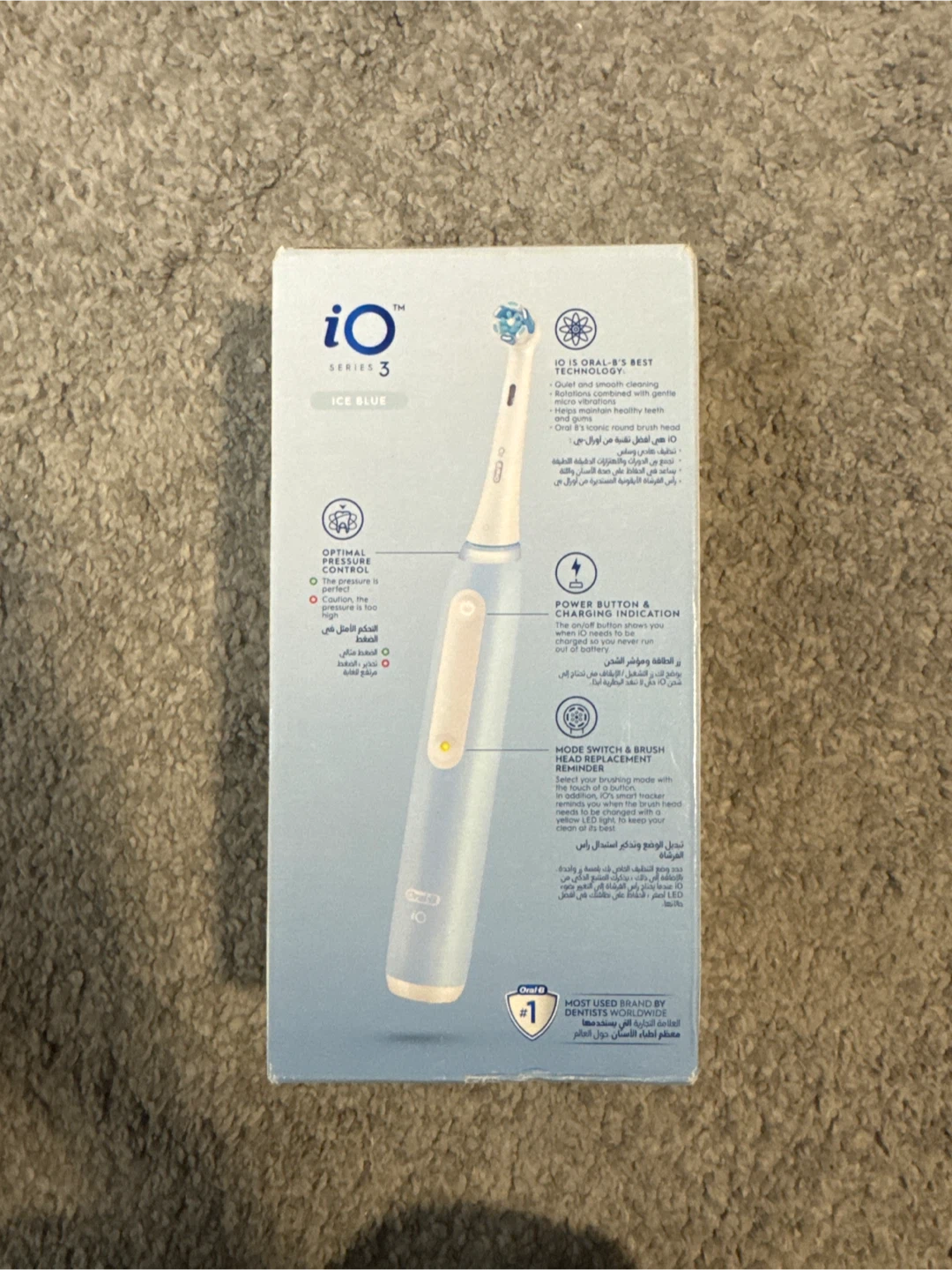 Oral-B iO Series 3 Rechargeable Toothbrush - Ice Blue - photo 2