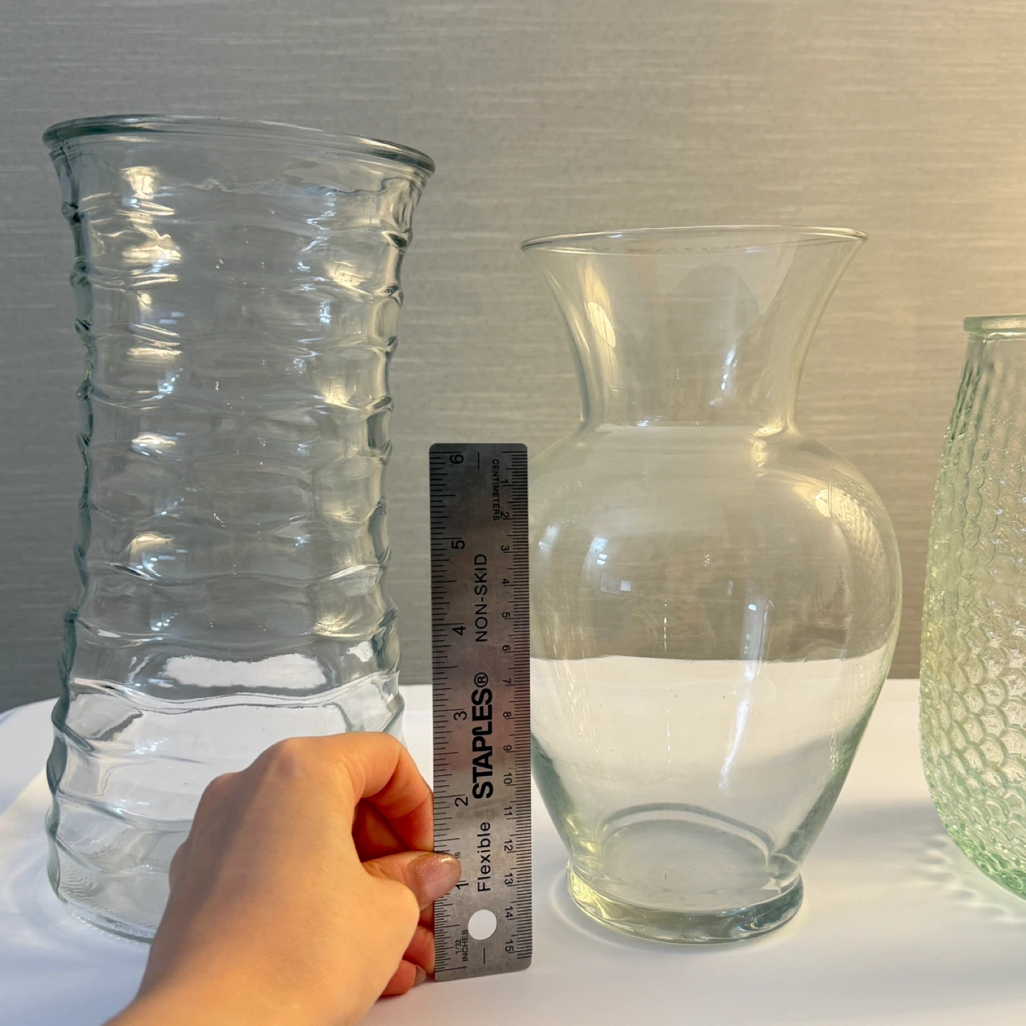 Three glass vases - photo 3