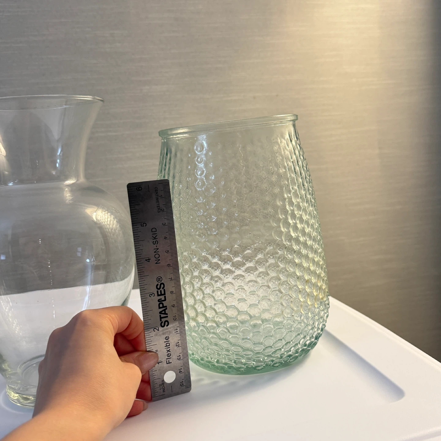 Three glass vases - photo 4