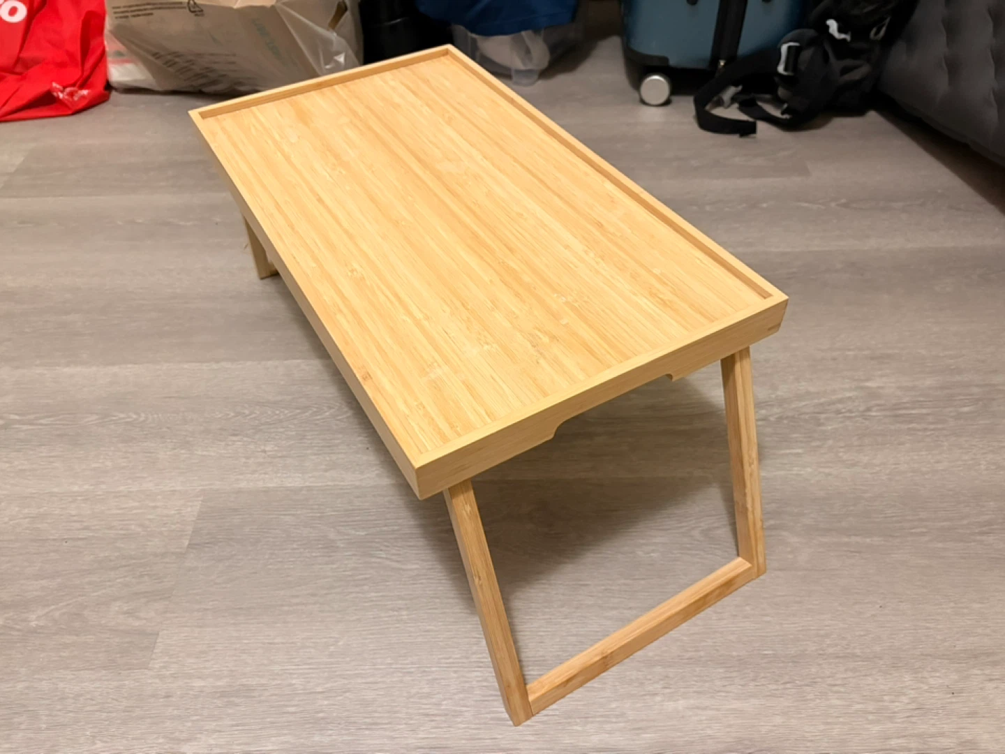 IKEA bamboo bed tray
