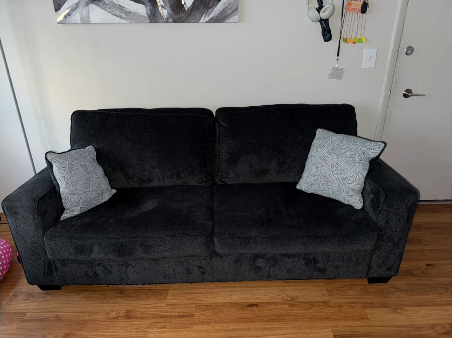 Black Coffee Table with Shelf