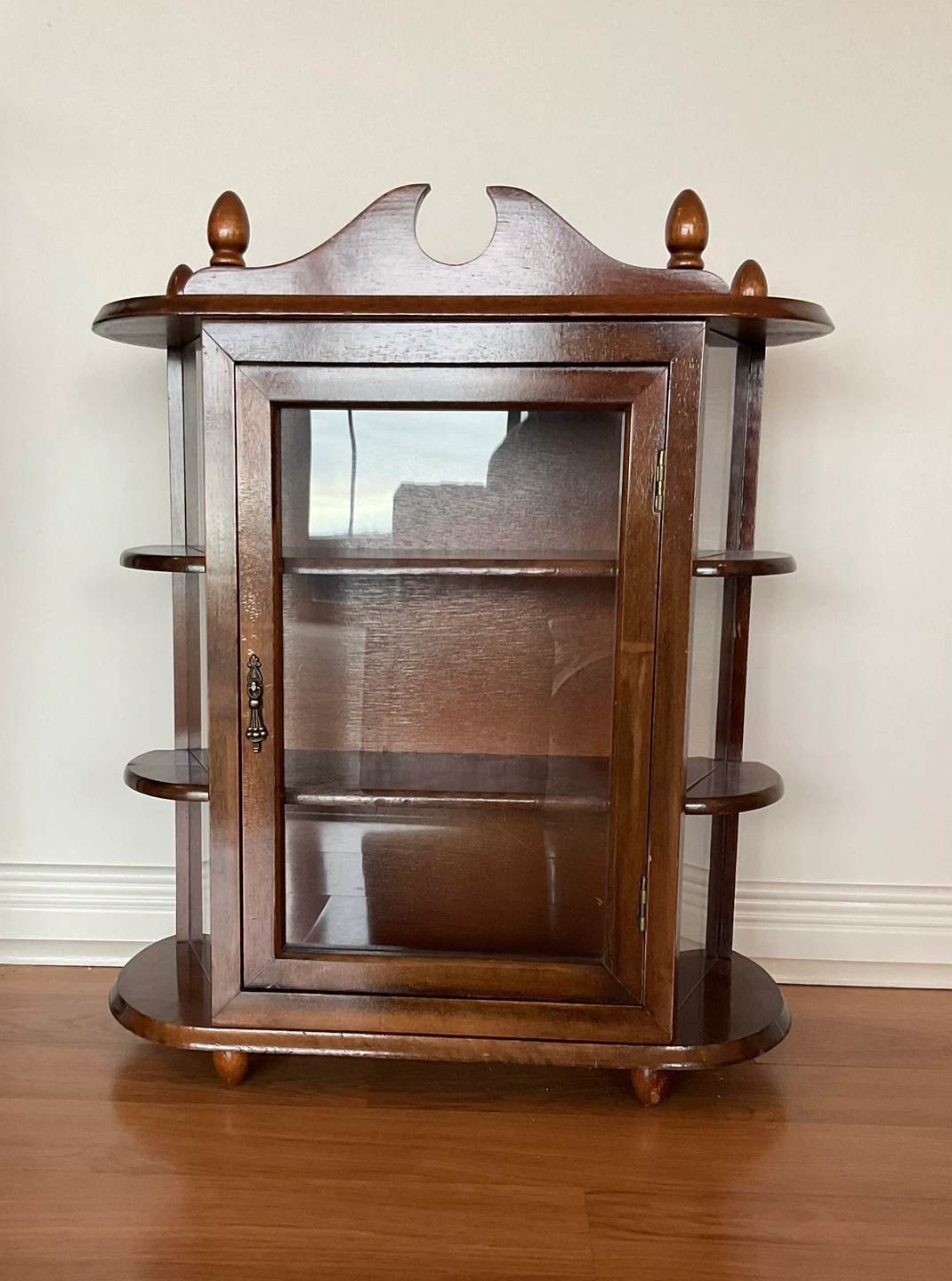 Wooden Display Cabinet with Glass Door - photo 3