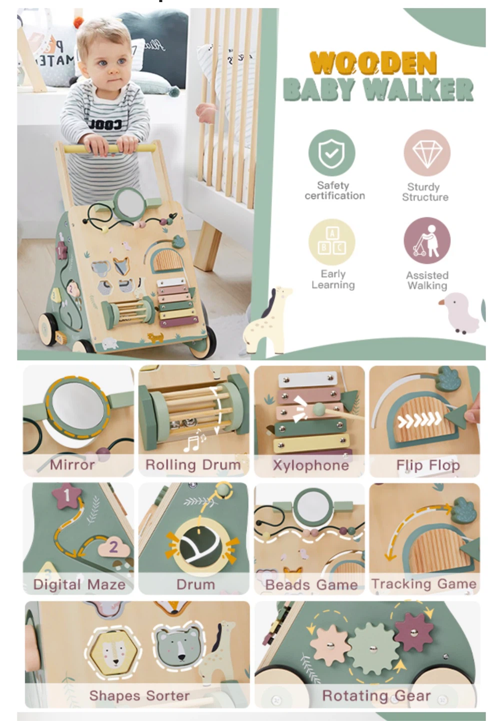 Baby Push Walker - photo 3