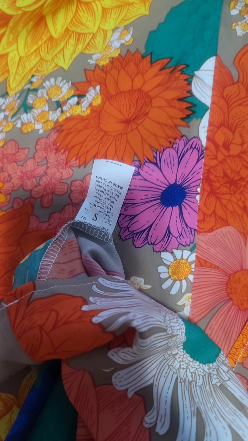 Women's Floral Print Maxi Dress Size S