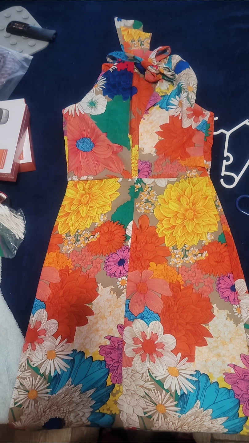 Women's Floral Print Maxi Dress Size S - photo 2