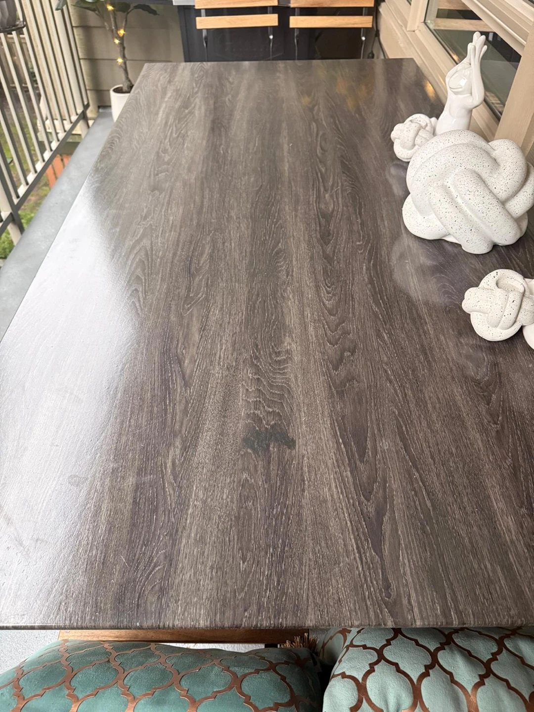 Dining Table - Rustic Wood Finish - photo 3